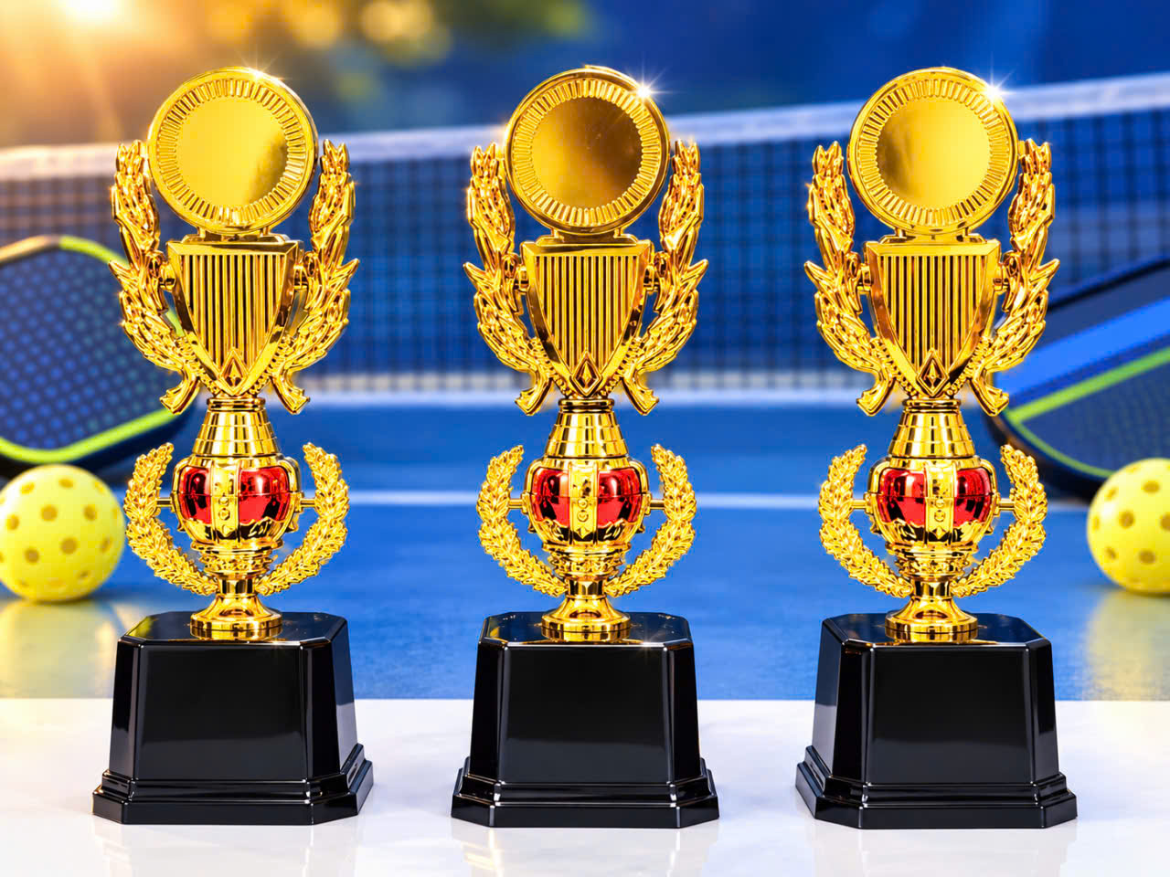 Cúp Pickleball nhựa